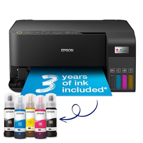 Image of EcoTank ET-2830 A4 Multifunction Wi-Fi Ink Tank Printer, With Up To 3 Years Of Ink Included