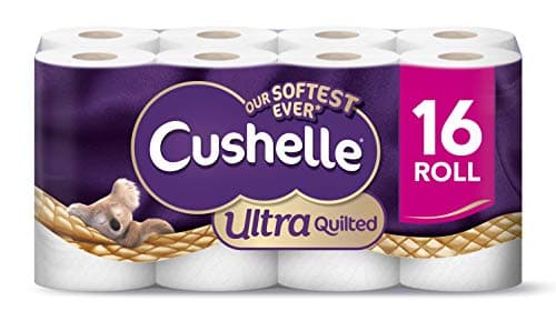 Image of Cushelle Ultra Quilted Toilet Tissue 16 Roll White
