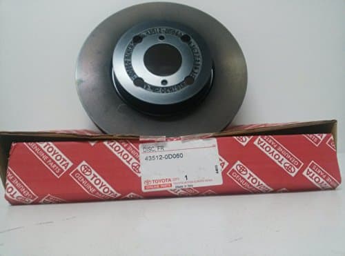 Image of TOYOTA Genuine Yaris 1.0 1.3 1.5 1.4 D-4D Front Vented Brake Disc 258mm 435120D060