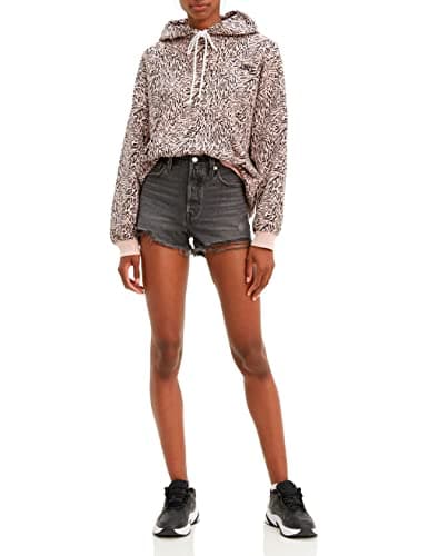Image of Levi's Women's 501 Original Shorts Denim Shorts Eat Your Words (Black) 30
