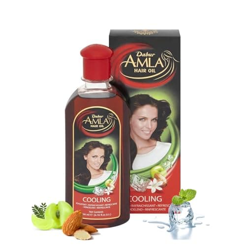 Image of Dabur Amla Cooling Hair Oil - 200ml | For Long and Beautiful Locks | With Goodness Of Real Amla | Helps In Nourishing, Strengthening, & Cooling Hair
