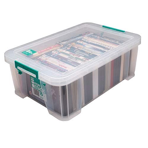 Image of StoreStack 15 Litre Storage Box W300 x D470 x H170 mm Clear RB11085