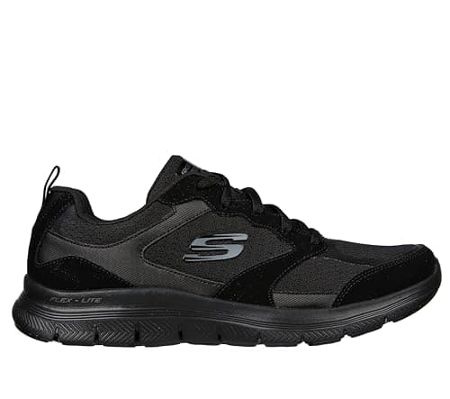 Image of Skechers Women's Flex Appeal 4.0 Sneaker, Black, 4 UK