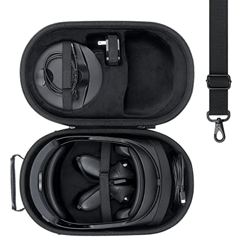 Image of co2CREA Storage Carry Travel Case for Meta Quest 3 /Meta Quest Pro All-in-One VR Headset,Protective Case Compatible with Headset Controllers Accessories (Case only,not Include VR Headset)