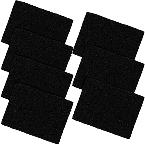 Image of Compost Bin Carbon Odour Filters for Food Waste Caddy Replacement Rectangle Activated Carbon Filters Sheet for Kitchen Compost Bucket (Pack of 7)