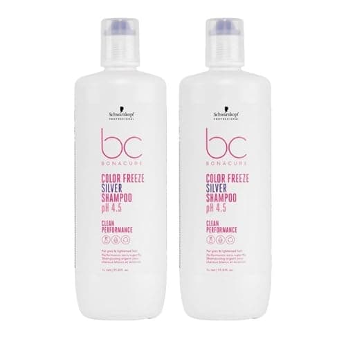 Image of Schwarzkopf DOUBLE BC Bonacure Color Freeze Silver Shampoo 1000ml