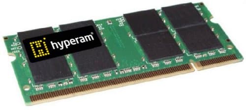 Image of Hypertec Hyperam 1GB DDR2 667MHz PC2-5300 CL5 Non-ECC 200-pin Laptop SODIMM Memory