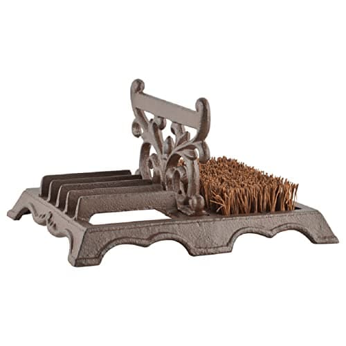 Image of Fallen Fruits LH219 Boot Brush & Scraper, Brown
