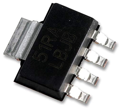 Image of MICROCHIP MCP1755T-3302E/DC Fixed LDO Voltage Regulator, 3.6V to 16V, 300mV Dropout, 3.3Vout, 300mAout, SOT-223-5 (1 piece)