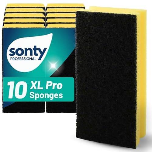 Image of Sonty Scourer Jumbo XL Sponge with Abrasive 15 x 7 x 4 cm