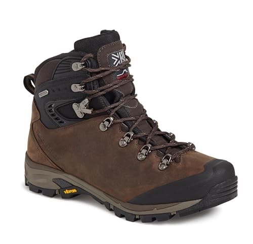 Image of Karrimor Mens Ksb Cheetah Ch Weathertite Brown High Rise Hiking Boots, Dark Brown, 10 UK