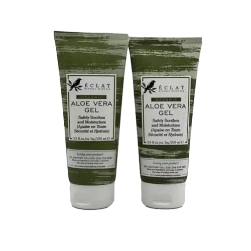 Image of Aloe Vera Gel, Cooling & Soothing For Skin, Natural Hydrating, Sunburn Relief, Antioxidant-Rich, Lightweight & Fast-Absorbing, Non-Sticky, Organic And Natural 100ml, Pack of 2