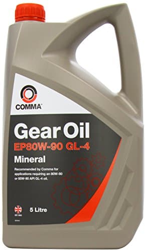 Image of Comma GO45L EP80W90 GL4 Gear Oil, 5 Liter, Grey