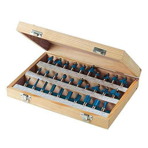Image of Silverline 580422 1/2" TCT Router Bit Set 30pce 1/2"