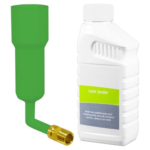 Image of SPARES2GO Central Heating Leak Sealer Concentrate Boiler Pipe Seal Liquid (500ml Bottle) + Radiator Dosing Funnel Tool