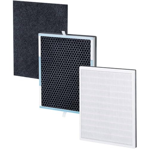 Image of Beurer LR500 Filter Replacement Set, 3-Layer Filter System: HEPA Filter H13, Activated Carbon Filter, Pre-Filter, Give Your Air Purifier a New Lease of Life, Captures 99.95% of Harmful Particles
