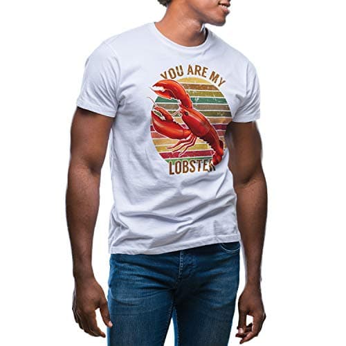 Image of GR8Shop You are My Lobster Tv Series Friends Inspired Men's White T-Shirt Size XXL
