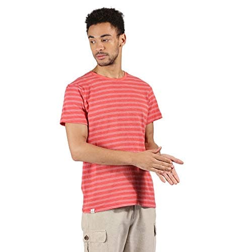 Image of Regatta Tariq Men's Short Sleeve Shirt, Spices/White, L
