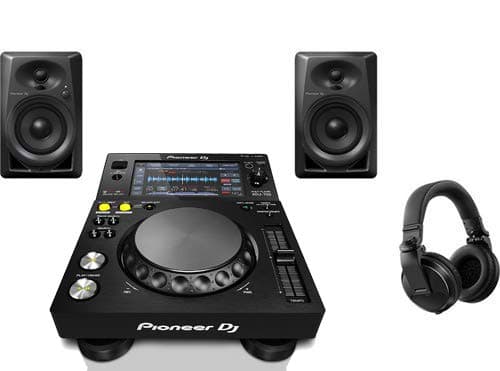 Image of Pioneer Pro DJ Bundle with XDJ-700 + DM-40 Set + HDJ-X5 Headphones