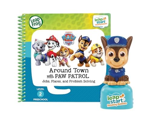 Image of LeapFrog Leapstart Reading Buddies: Around Town With PAW Patrol, PAW Patrol Book, Educational & Interactive Fun, Compatible With LeapStart Systems, For Ages 3, 4, 5+ Years, English Version