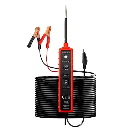 Image of Meagkka Power Circuit Probe Tester, 6-24V Automotive Circuit Tester, Auto Electrical System Test Tool DC Digital Voltage Short Finder Car Truck Circuit Test Pen