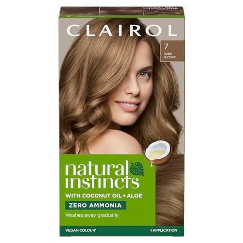 Image of Clairol Natural Instincts Semi-Permanent No Ammonia Hair Dye, 7 Dark Blonde
