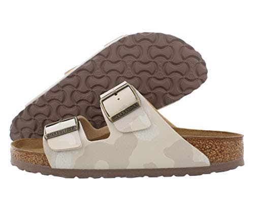 Image of Birkenstock Arizona Men's Sandal, Desert Floor/Camo Sand, 6 Narrow Women/4 Narrow Men, Desert Ground Camouflage Sand, 6 Narrow Women/4 Narrow Men
