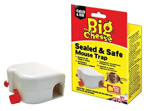 Image of The Big Cheese Sealed and Safe Mouse Trap - Mouse Killer, Mouse Traps for Indoors