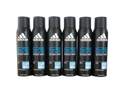 Image of 6x Adidas Ice Dive Deodorant Body Spray 6Ã © R 150 ml