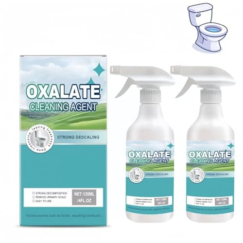 Image of 2PCS Oxalic Acid Cleaner Spray,Foaming Toilet Bleach Cleaner,High Concentration Foam Cleaner for Fast Bathroom Stain Removal,All-Purpose Toilet Bowl & Tile Cleaning Products,Heavy Duty and Fast