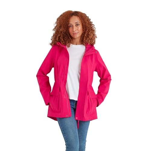 Image of TOG24 Burradon Womens Waterproof Jacket. Waterproof, Windproof And Breathable For Great Performance In The Great Outdoors. Tough Ripstop Fabric And DWR Coating. Make It Part Of Your Wardrobe.