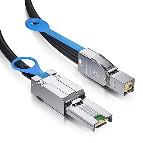 Image of ipolex External HD Mini SAS SFF-8644 to SFF-8088,1 meter (3.3ft)