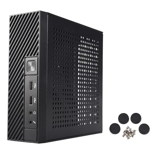 Image of Orolotay ITX Computer Case M06 Mini Desktop Case HTPC Case Industrial Control Case