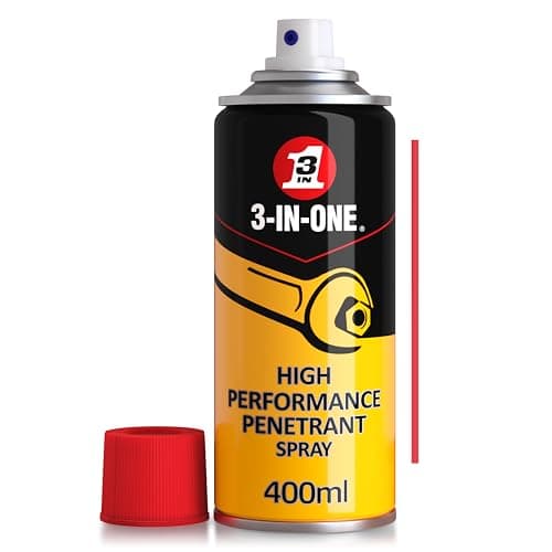 Image of 3-IN-ONE Professional High Performance Penetrant Spray 400ml, Fast Acting Penetrating Oil that Loosens Seized and Stuck Parts, Rust Remover for Metal Components
