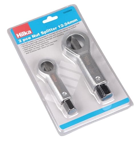 Image of Hilka Tools 12455002 2 PCE Nut Splitter, Silver