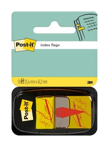 Image of Post-it Sign Here Index Pack of 50 W25mm Ref 680-9