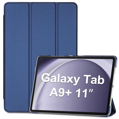 Image of ProCase Smart Case for Galaxy Tab A9+ Plus 11 Inch 2023 SM-X210 SM-X215 SM-X216 SM-X218, Slim Stand Hard Back Shell Protective Tablet Cover Folio Case for Galaxy Tab A9+ Plus 11” -Navy
