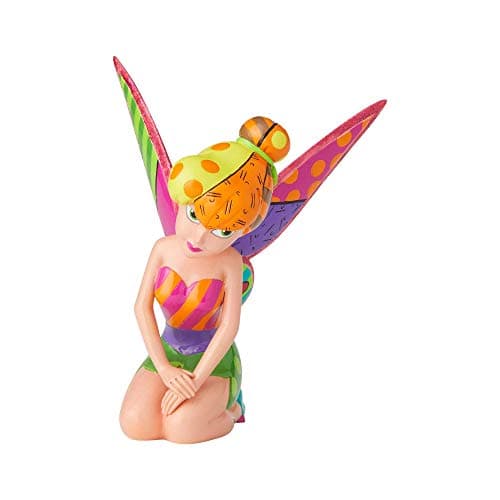 Image of Disney BRITTO Collection Tinker Bell Sitting Figurine, One Size, Multi-Colour