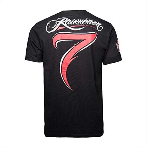 Image of WCC West Coast Choppers T-Shirt Kimi Raikkönen Script Logo Black-3XL