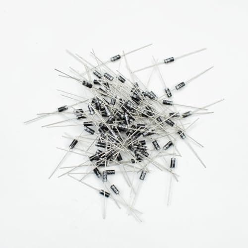 Image of Innfeeltech 100Pcs 1N4007 Rectifier Diodes General Purpose Silicon Rectifiers, 1A, 1000V Silicon Rectifier Schottky Diodes