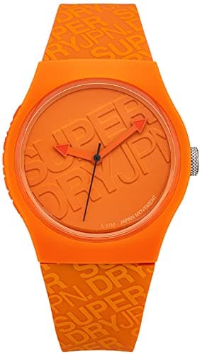 Image of Superdry Unisex Adult Analogue Quartz Watch with Silicone Strap SYG169O