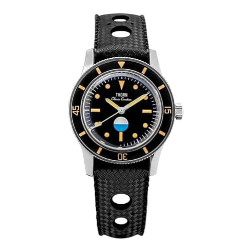 Image of TACTICAL FROG Thorn Titanium Case PT5000 Movement Sapphire Luminous 38mm Automatic Mechanical Diver Watches 20ATM Waterproof, T007, PT5000, Modern