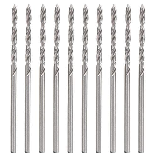 Image of 10Pcs Twist Drill Bit Small Straight Shank Pearl Drilling Machine Tools Jobber Length Drill Bit Set 1.75mm with Plastic Storage Case for Pearl Beads Punching