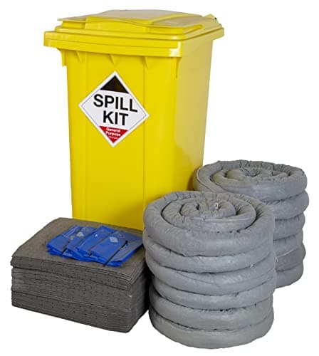 Image of 240ltr General Purpose Spill Kit in Wheeled Bin
