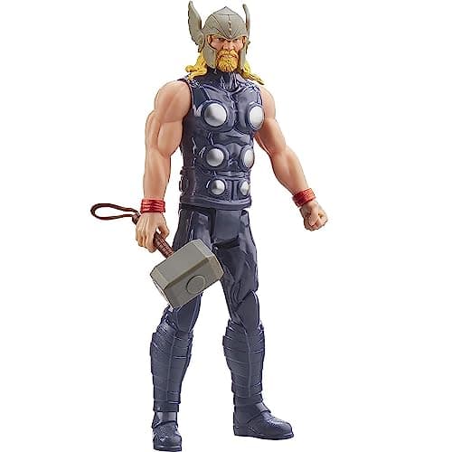 Image of Titan Hero Series Blast Gear Thor Action Figure, 30 Cm Toy, Inspired By The Marvel Universe, For Kids Ages 4 And Up