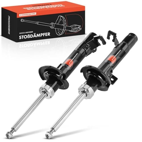 Image of Frankberg 2x Shock Absorber Strut Front Left Right 477mm Gas pressure Compatible with 2 DY Fiesta V JD JH Fiesta V Van Replace# 3M7118K001DA,1475172
