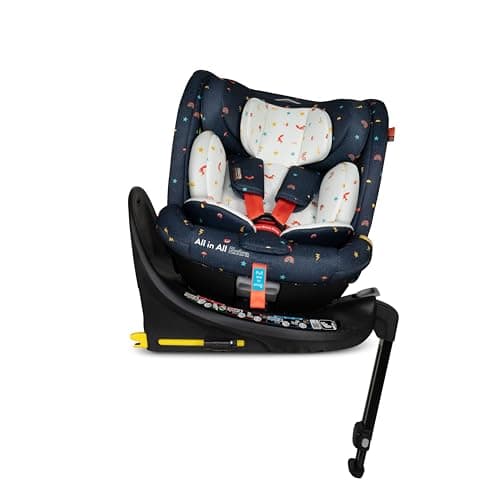 Image of COSATTO All in All Extra i-Size 360° Spin Rotating Car Seat - 360° Swivel, Group 0+123, 0-36 kg, 0-12years, ISOFIX, ERF, Exclusive Anti-Escape System (Doodle Days)