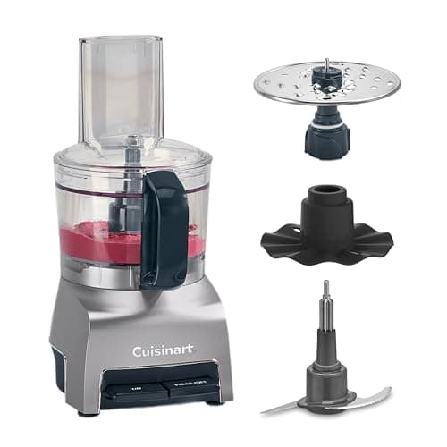 Image of Cuisinart FlexPrep® 1.1L Food Processor | All-in-One: Chop, Shred, Purée, Whip | Stainless Steel Blade, Reversible Shredding Disc & Whipping Blade | BladeLock™ System | One-Touch Operation and Pulse