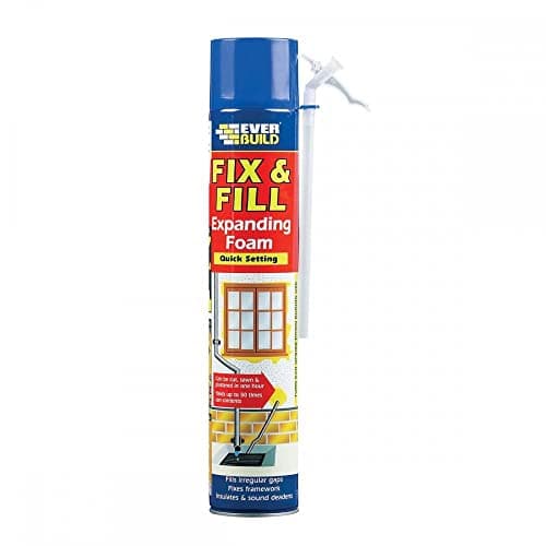 Image of 12 x Everbuild Fix & Fill Expanding Foam and Filler - 750ml