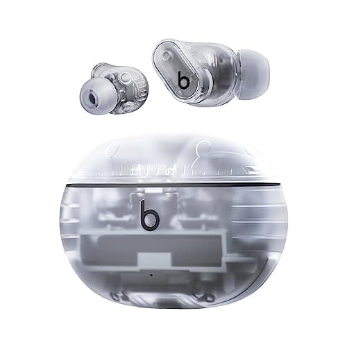 Image of Beats Studio Buds + | True Wireless Noise Cancelling Earbuds, Enhanced Apple & Android Compatibility, Built-in Microphone, Sweat-Resistant Bluetooth Headphones, Spatial Audio – Transparent